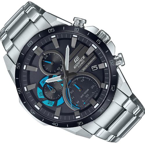 Đồng Hồ Nam Dây Thép Casio Edifice EQS-940DB-1BVUDF Năng Lượng Mặt Trời | EQS-940DB-1B Chính Hãng