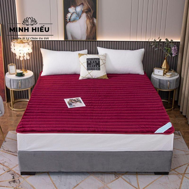 Thảm nỉ trải giường BED MATS - Nệm Trải Giường Đa Năng Bông Tấm Ảnh Thật