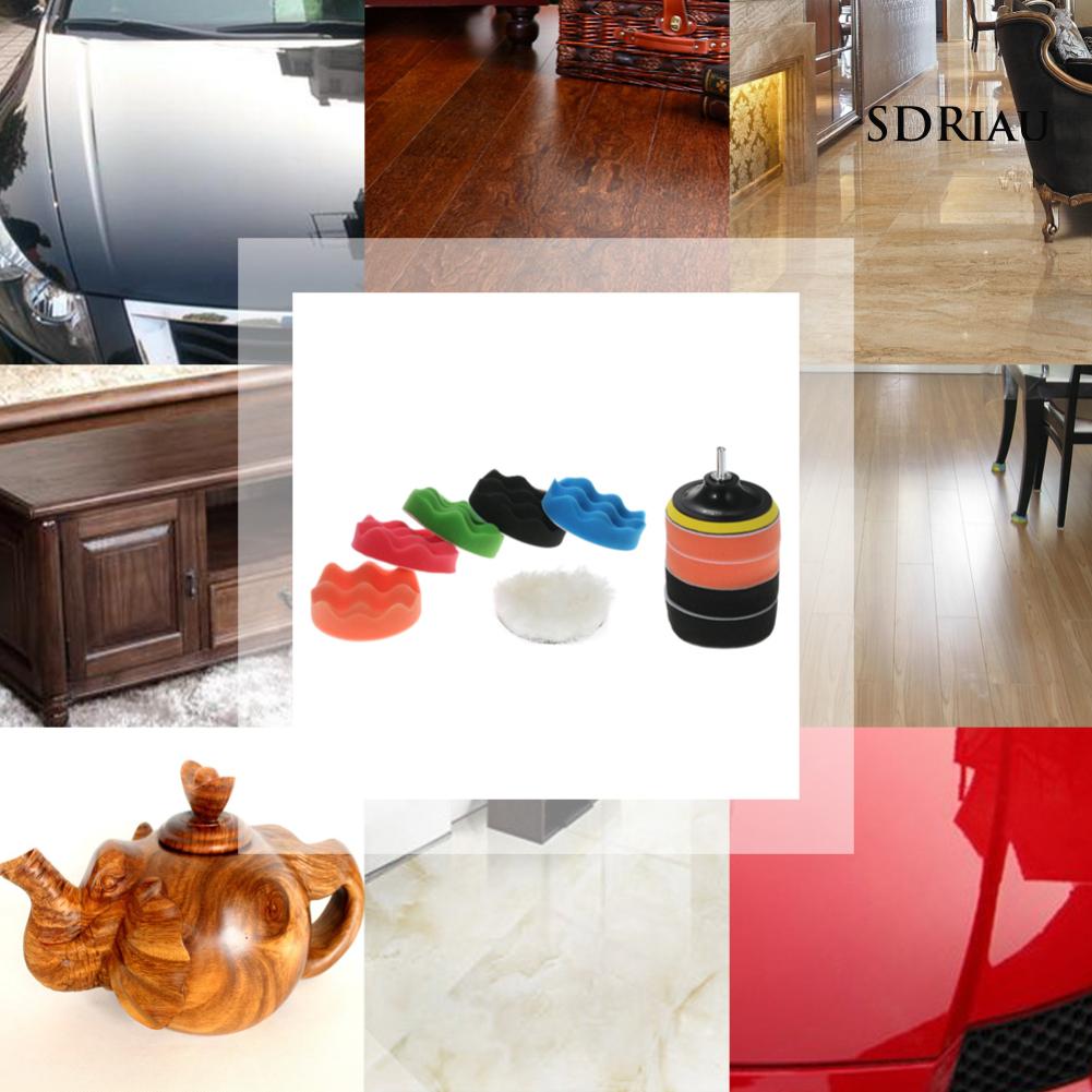 Bộ 11 Miếng Xốp Chuyên Dụng Đánh Bóng Xe Hơi 4 Inch Xqcqjx