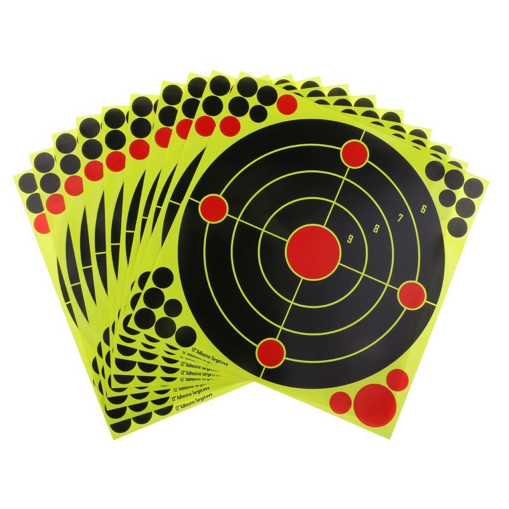 20pcs Reactive Self Adhesive Shooting Targets Stickers