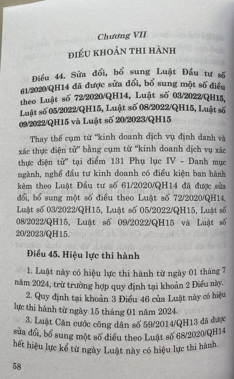 Luật Căn Cước
