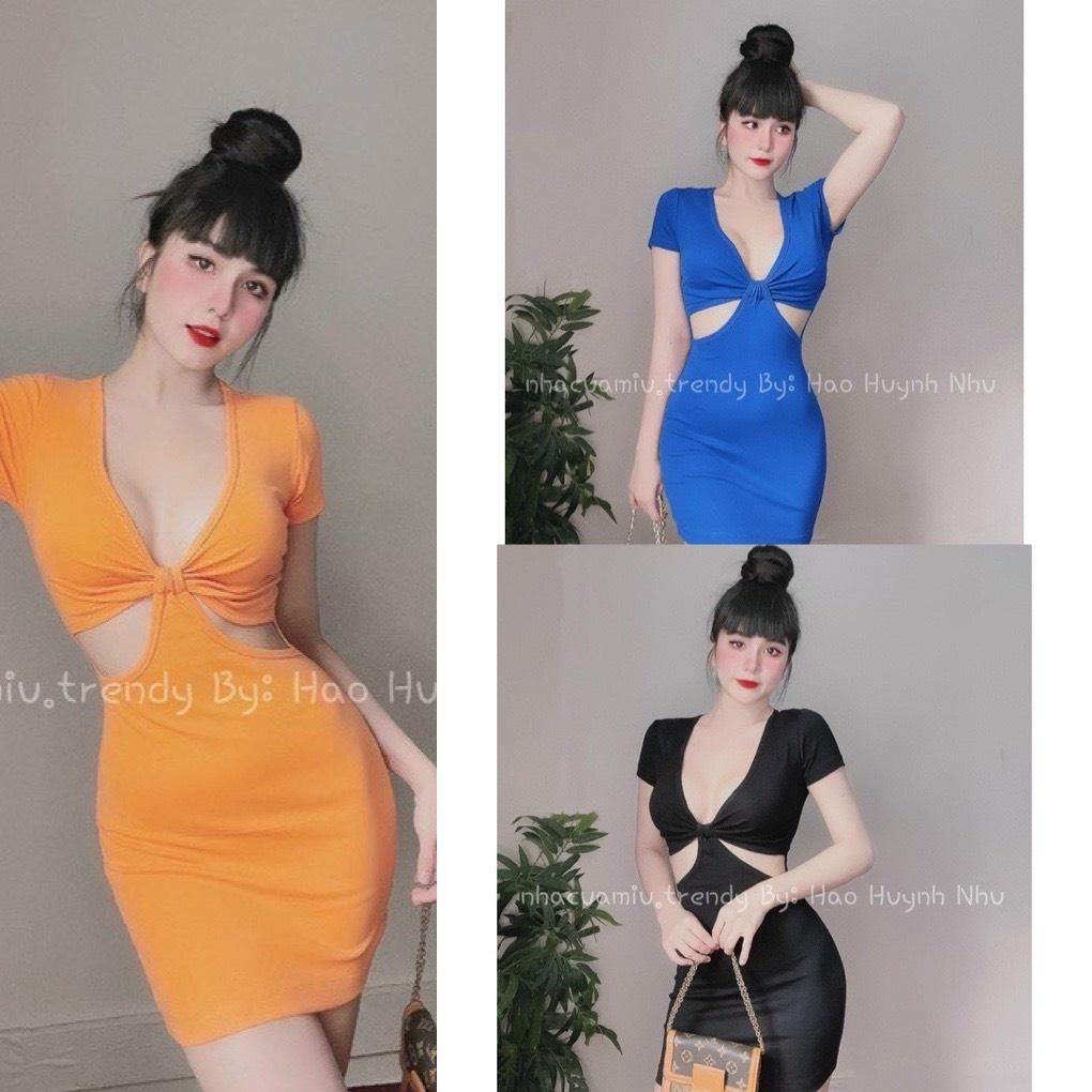 Đầm ôm khoét eo - đầm ôm body