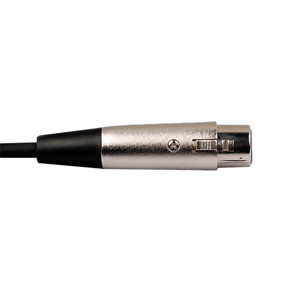 4xXLR 3Pin Female to 1/4 6.35mm Mono Male Plug Audio Microphone Cable 1m