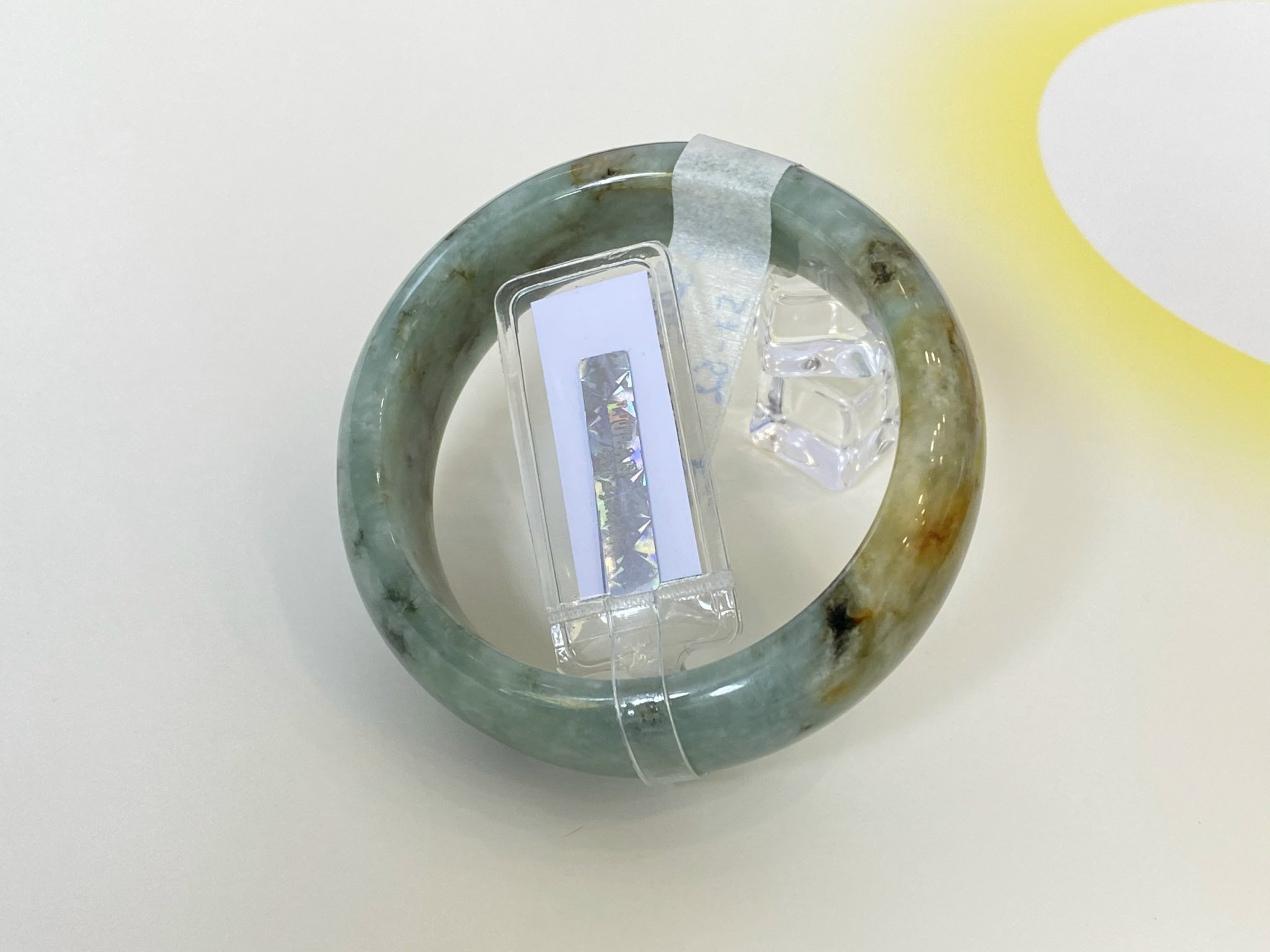 Vòng cẩm thạch bản hẹ đẹp sang PQ9495 Ni 51-52