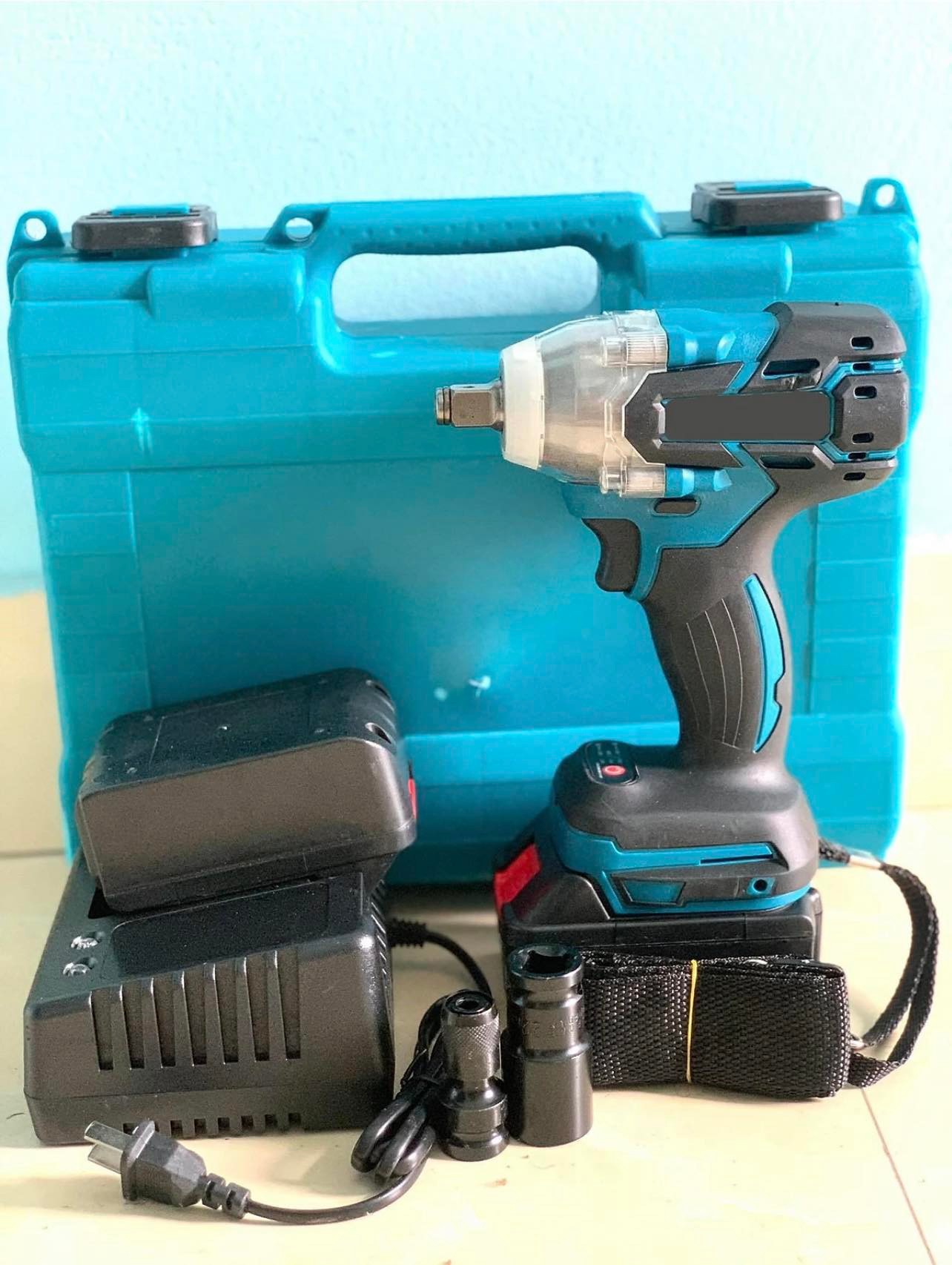 Siết bulong 198v bộ 2 pin kèm bộ phụ kiện
