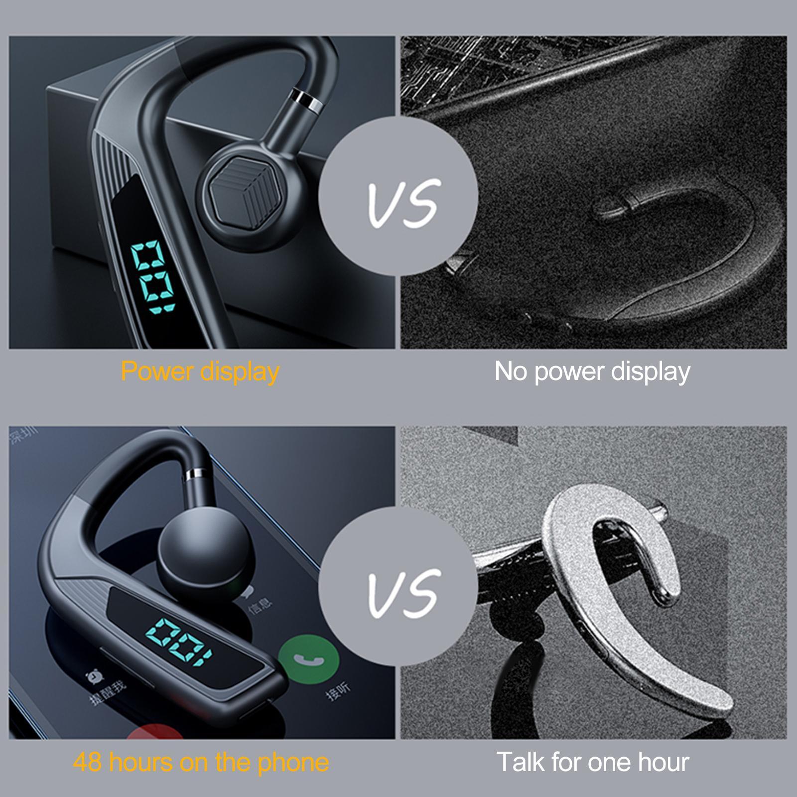 Bone Conduction Headphones Sweat Resistant 30 Hours Music Wireless Earbuds for Workout Driving