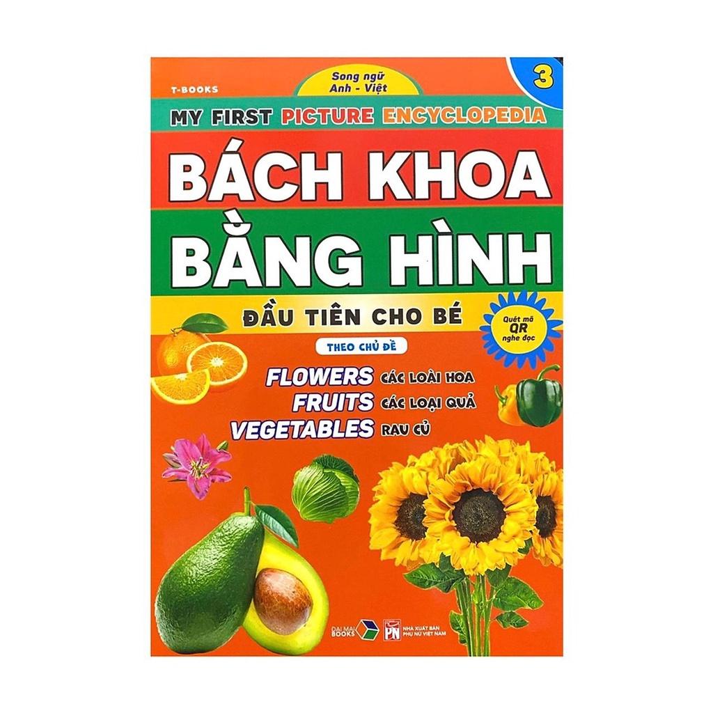 Bách khoa bằng hình đầu tiên cho bé theo chủ đề bộ 5 cuốn - song ngữ Anh Việt