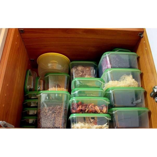 Bộ 17 Hộp Nhựa Cao Cấp Đựng Thức Ăn, Hộp Bảo Quản Thực Phẩm Tiện Lợi