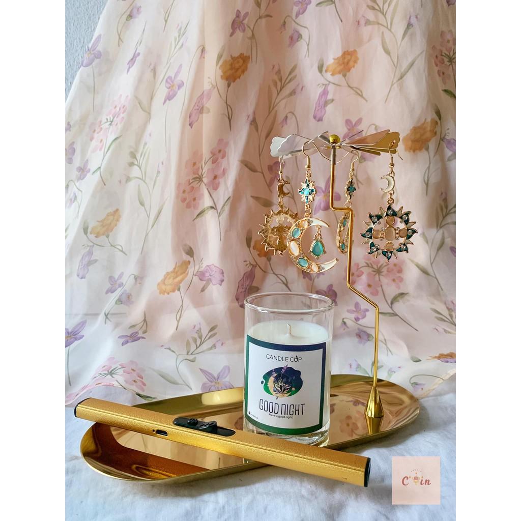 Charm Chong chóng xoay MỎNG VINTAGE - Phụ kiện nến thơm trang trí nến