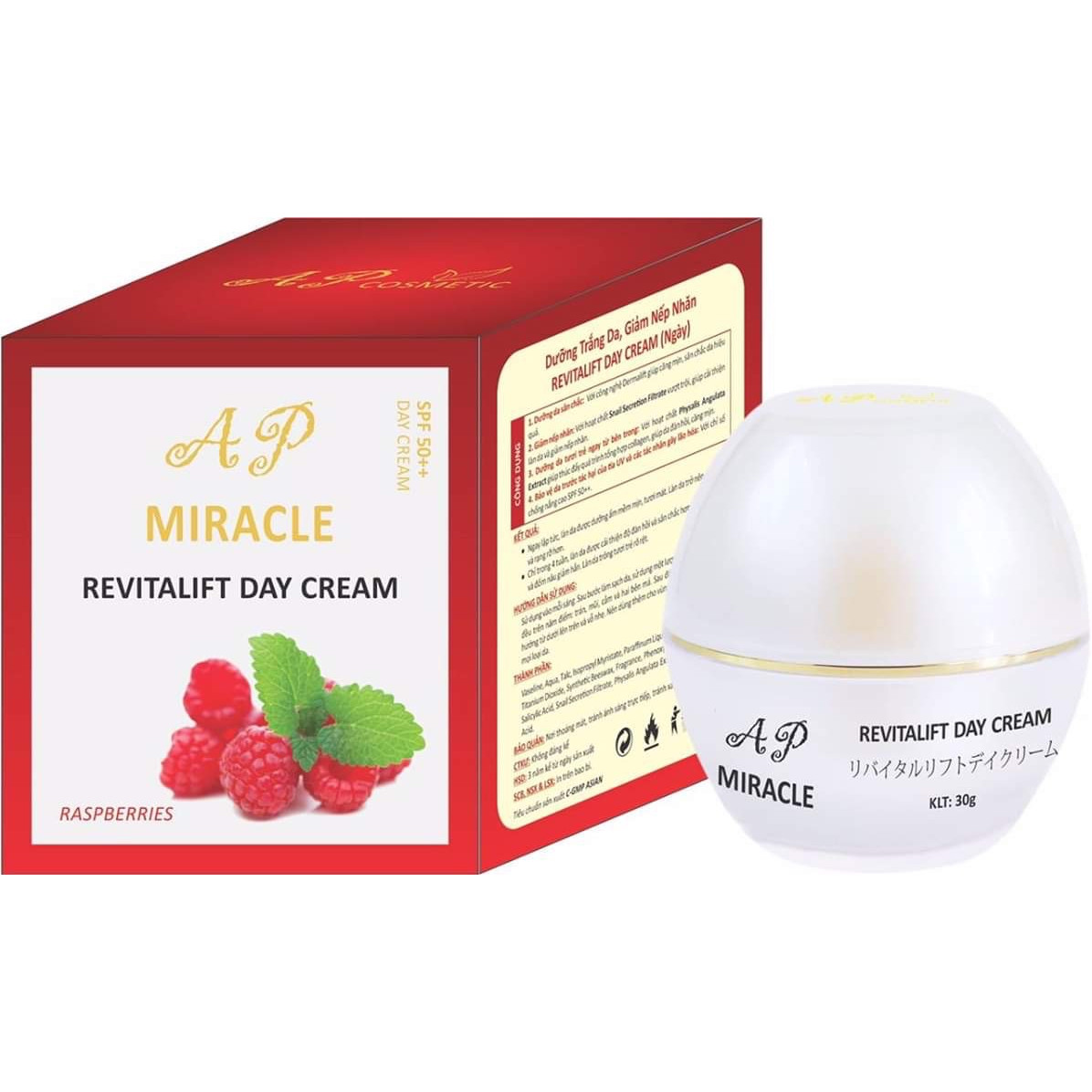 KEM DƯỠNG NGÀY SĂN CHẮC DA & GIẢM NẾP NHĂN AP MIRACLE