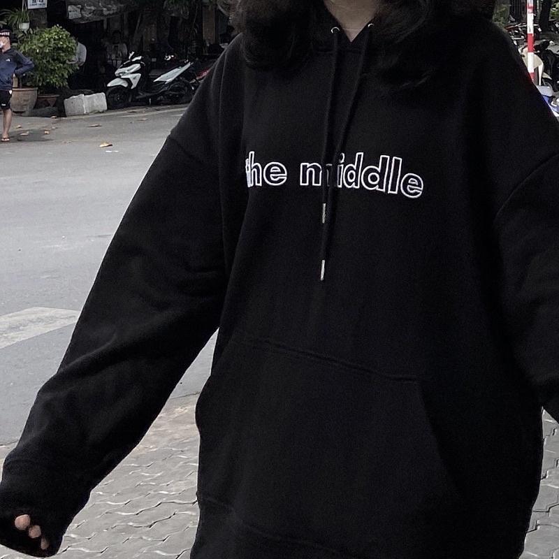 Áo Hoodie 3D THEMIDDLE (chất nỉ bông, thêu nổi)