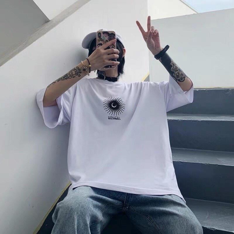 Áo thun Tay Lỡ Unisex Hình In Chong Chóng