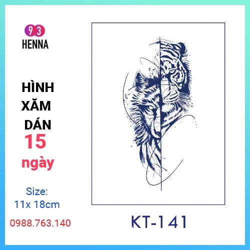 Hình Xăm Dán Tạm Thời Thảo Dược 15 Ngày mã KT141