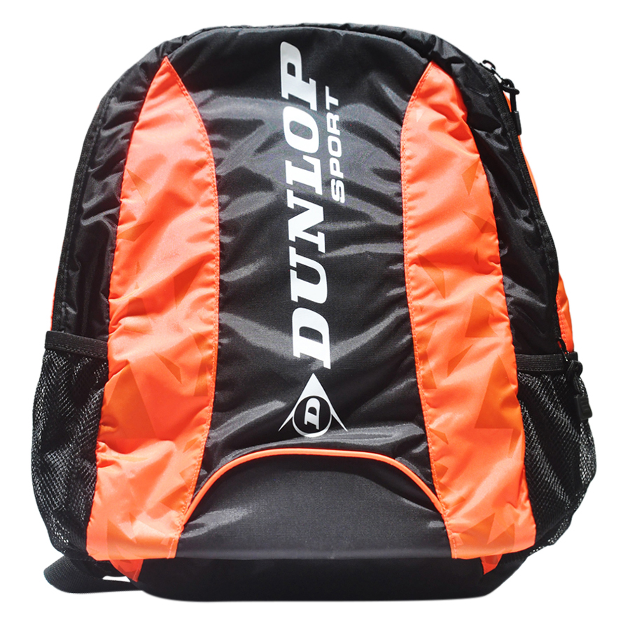 Balo Đựng Vợt Dunlop Revolutio Backpack OR1 (60 x 30 cm) - Cam Phối Đen