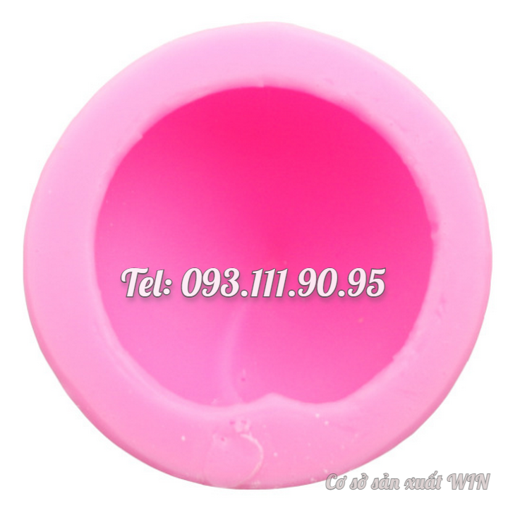 Khuôn silicon làm bánh, rau câu, bánh bao, bánh trôi nước Trái đào tiên - Mã số 1187