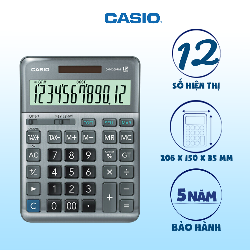 Máy Tính Casio DM - 1200FM