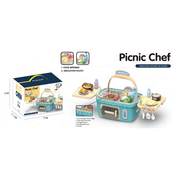 Đồ Chơi LITTLE STAR Giỏ Picnic Mùa Hè-Xanh LLX0178038