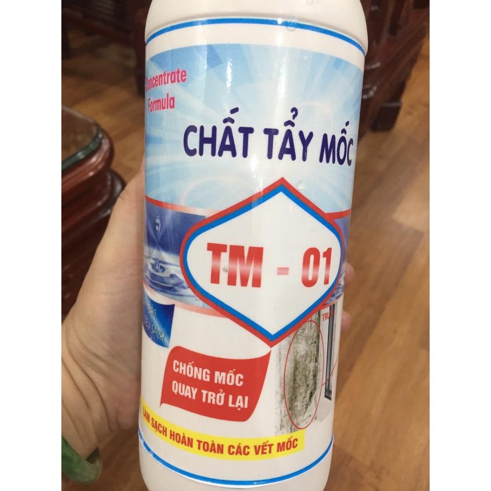 Chất tẩy mốc TM-01- tẩy mốc trên mọi vật liệu như tường, gỗ, vải, cao su