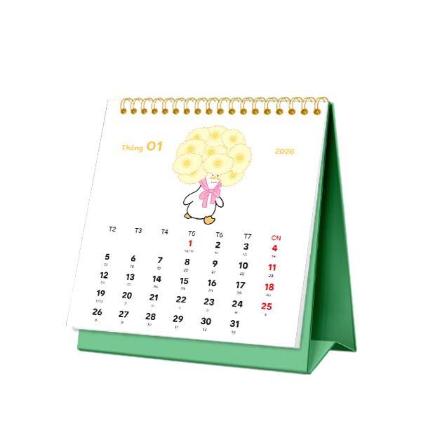 Lịch Bàn Mini - Duok Chill