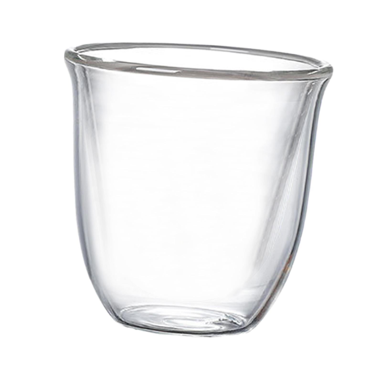 Espresso Cups Clear Glassware Glass Coffee Cups for Cappuccino Milk Beverage