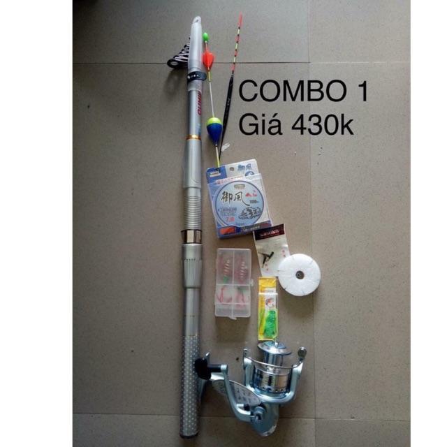 Bộ cần câu y hình cần 3m6+ máy 6000