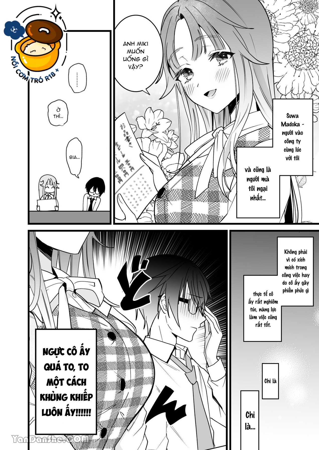 cô đồng nghiệp ngực to làm tôi sợ hãi chapter 1.1 6