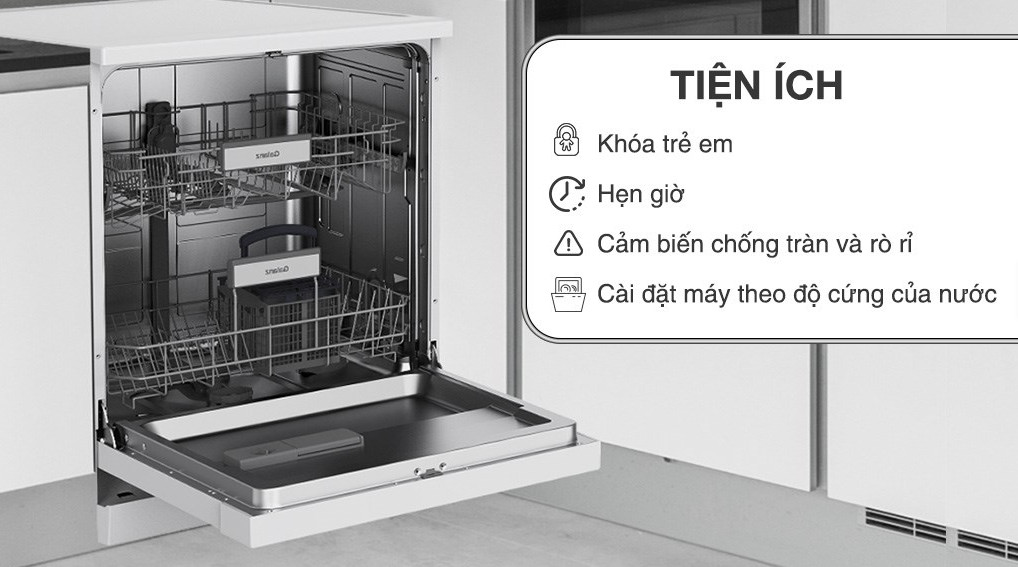 Máy rửa chén độc lập Galanz GR12462T - Hàng Chính Hãng - Chỉ Giao Hà Nội