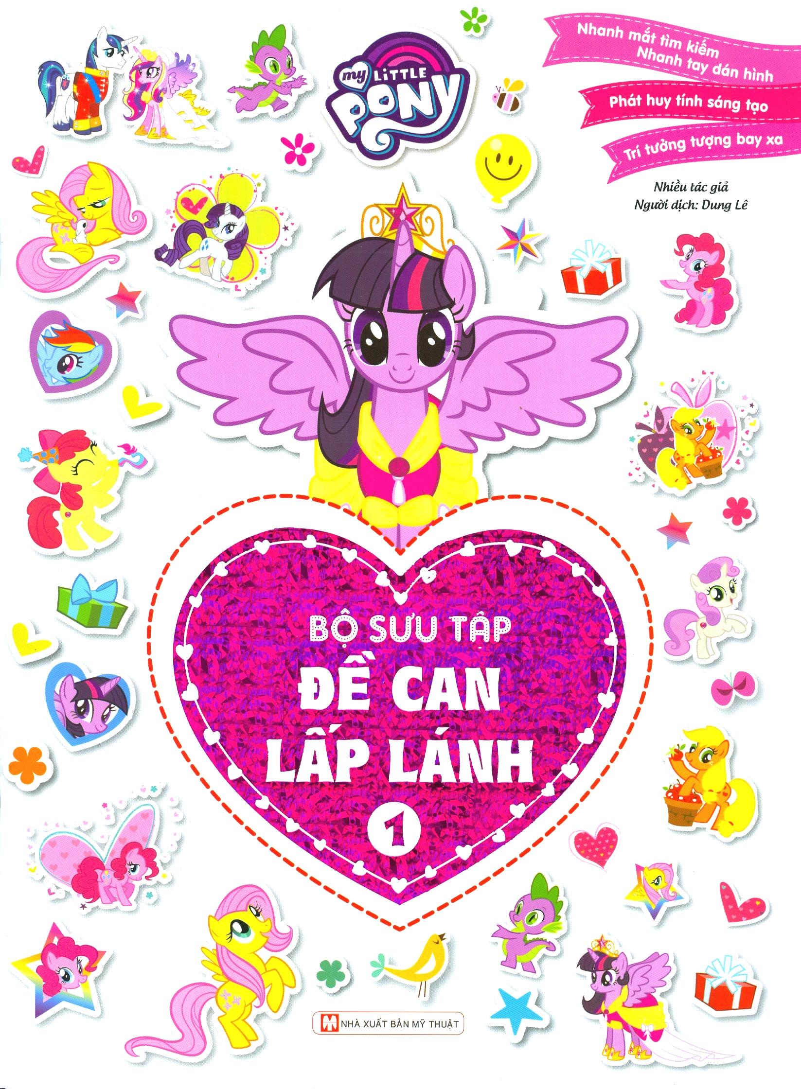 Sách My Little Pony - Bộ Sưu Tập Đề Can Lấp Lánh 1
