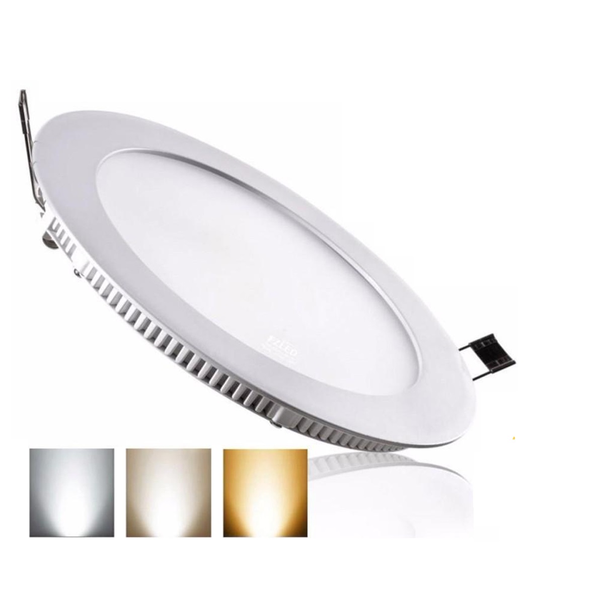 Đèn Led panel âm trần tròn 3 chế độ màu ánh sáng bao gồm tăng phô cao cấp