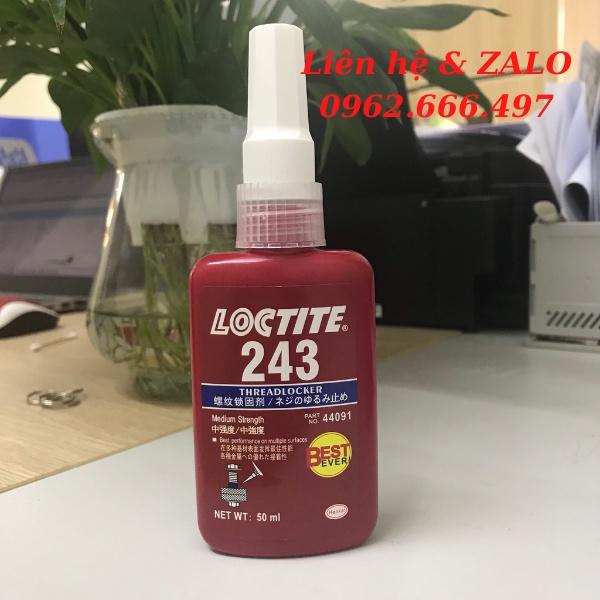 Keo khoá ren loctite 243 - 50ml , Keo chống xoay loctite 243 ( Thanh lý )