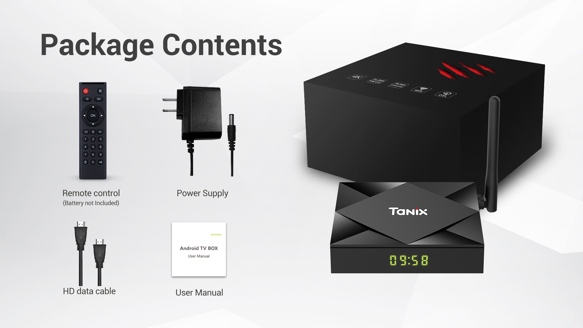 Đầu thu android TV Box Tanix TX6S ram 2G rom 8GB hàng chính hãng