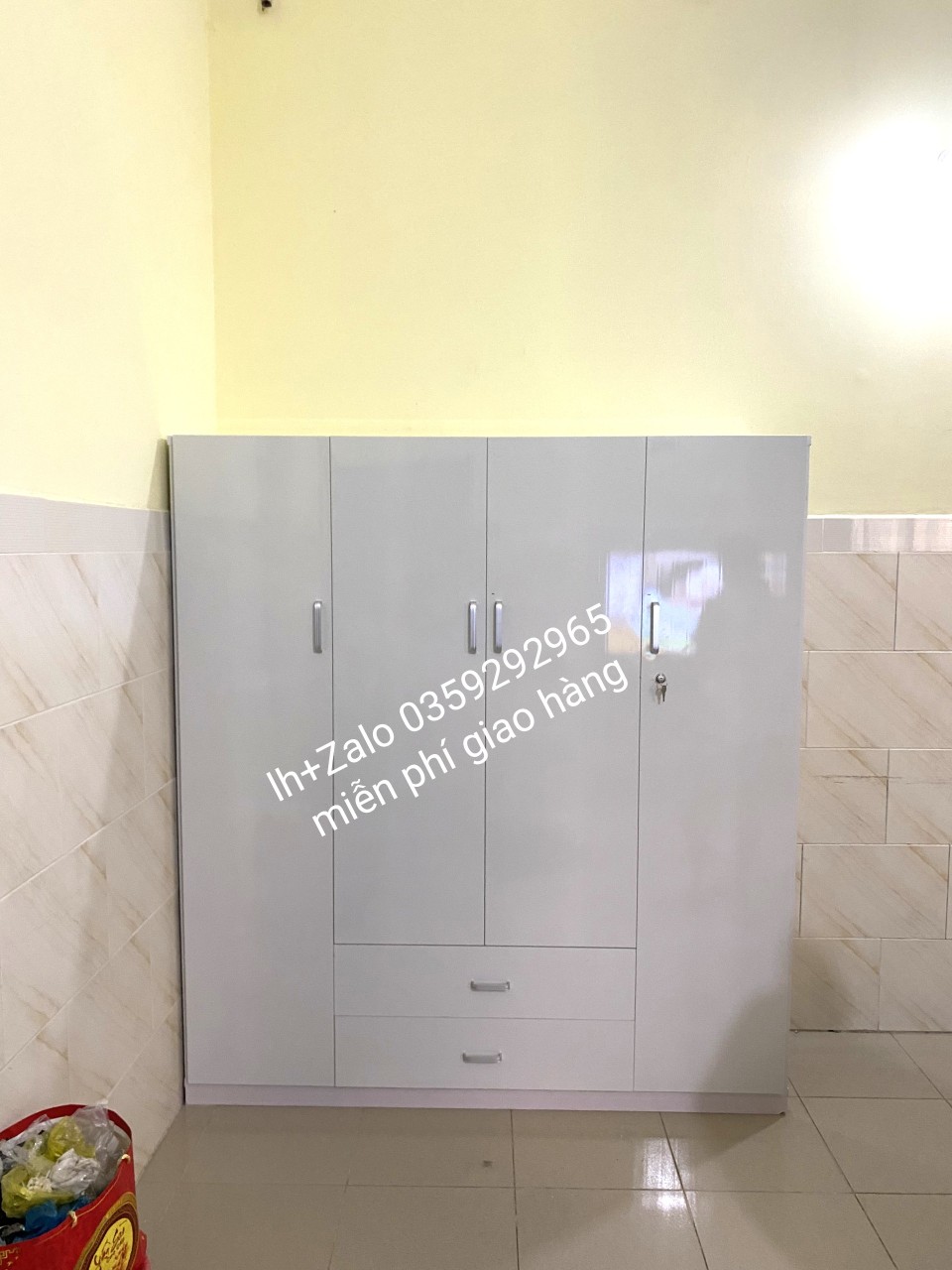 Tủ nhựa đài Loan 4 cánh