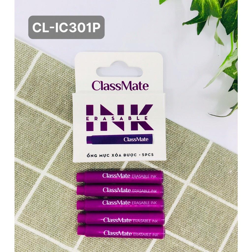 Hộp 5 ống mực xóa được Classmate CL-IC301 màu tím