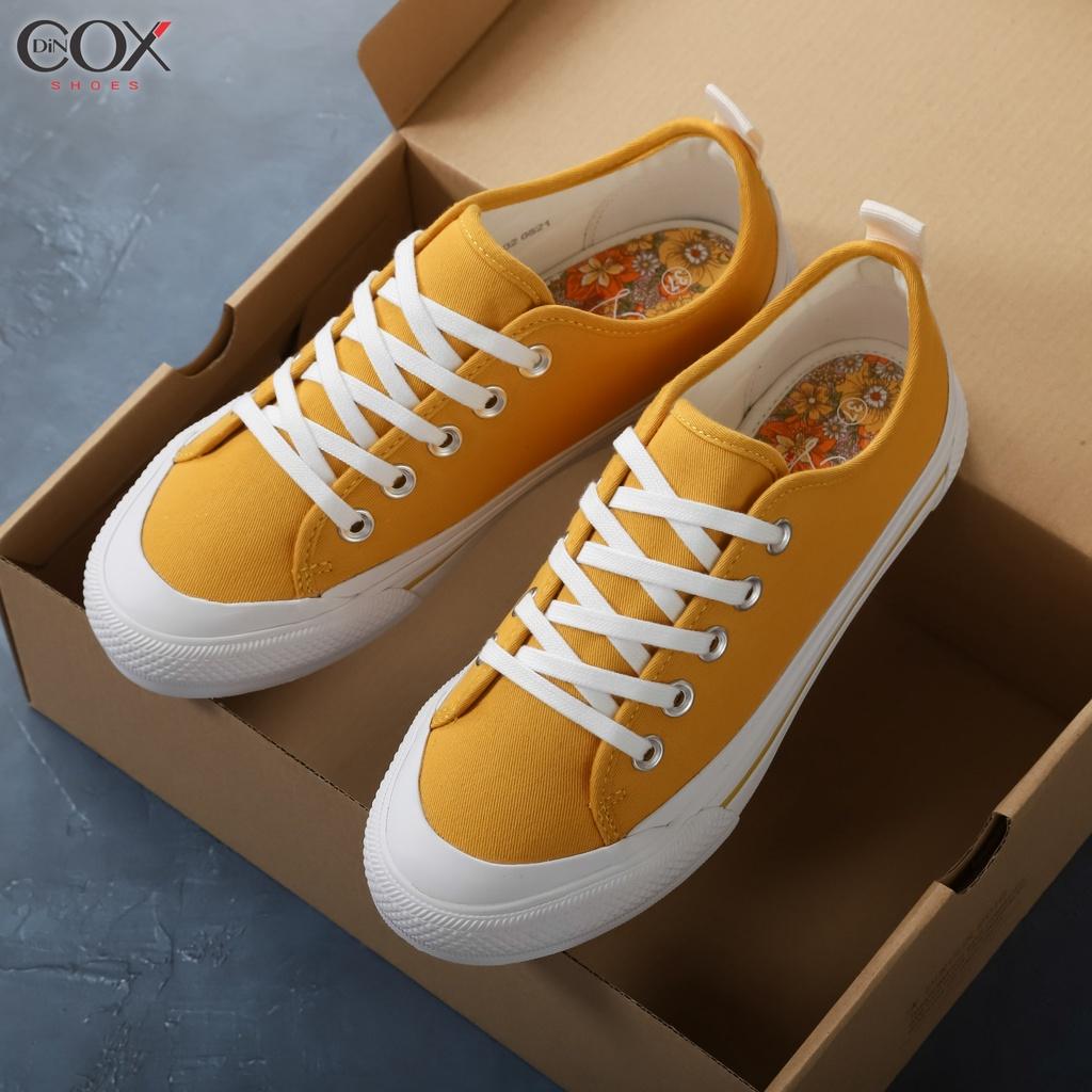 Giày Sneaker Nữ Dincox/Coxshoes C20 Yellow Sang Trọng Đơn Giản