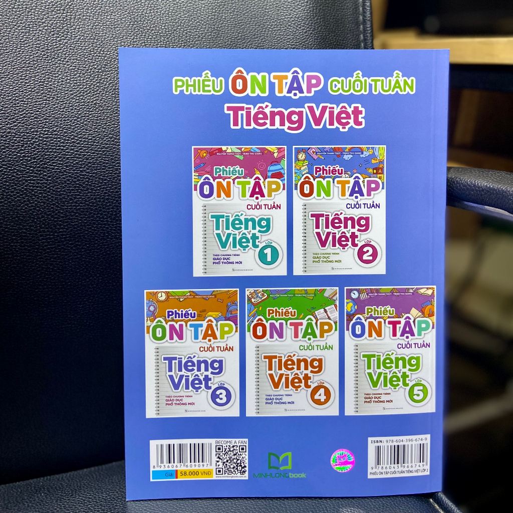 Sách - Phiếu Ôn Tập Cuối Tuần Tiếng Việt Lớp 2 - Theo Chương Trình Giáo Dục Phổ Thông Mới