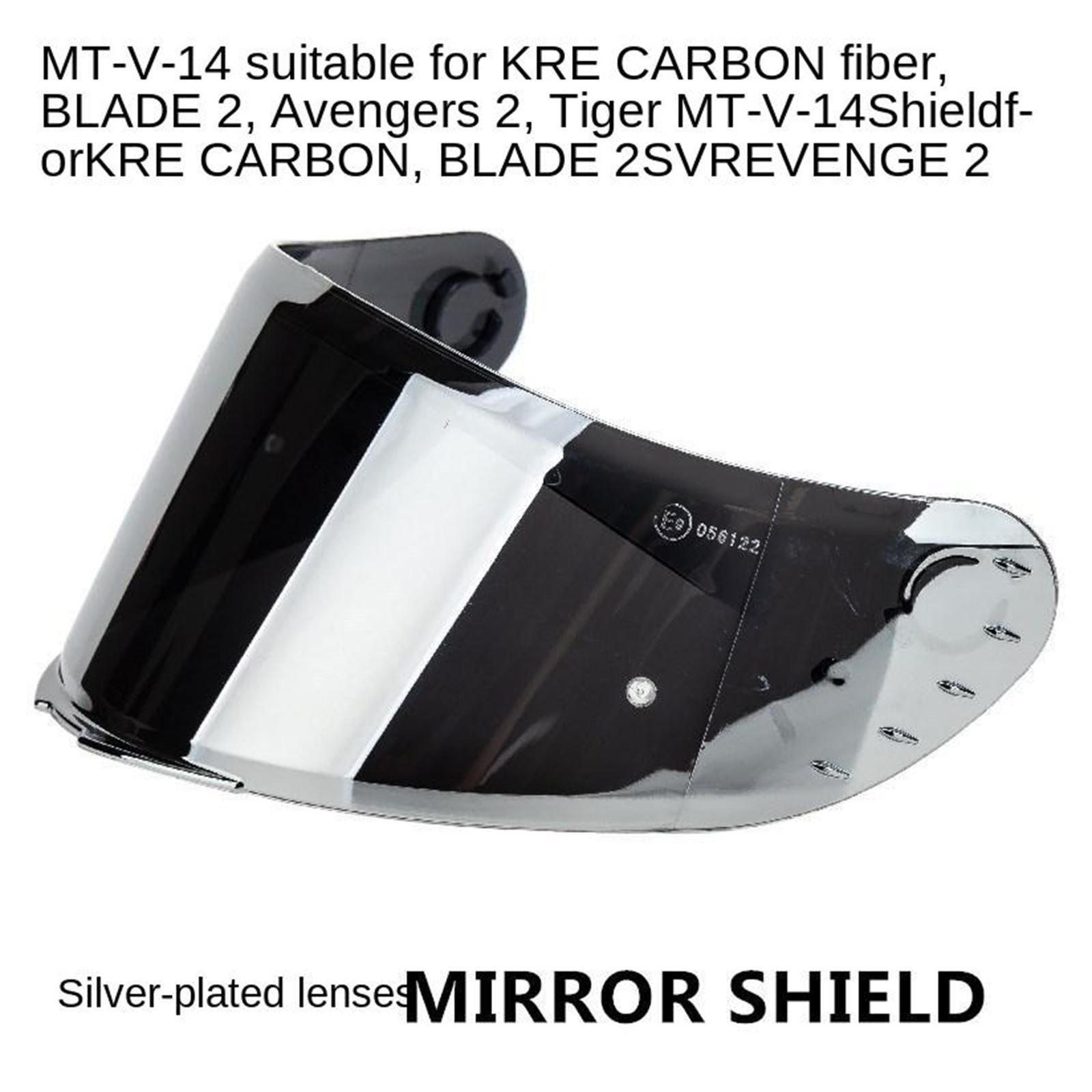 2 Pieces Full  Visor for   Motorcycle