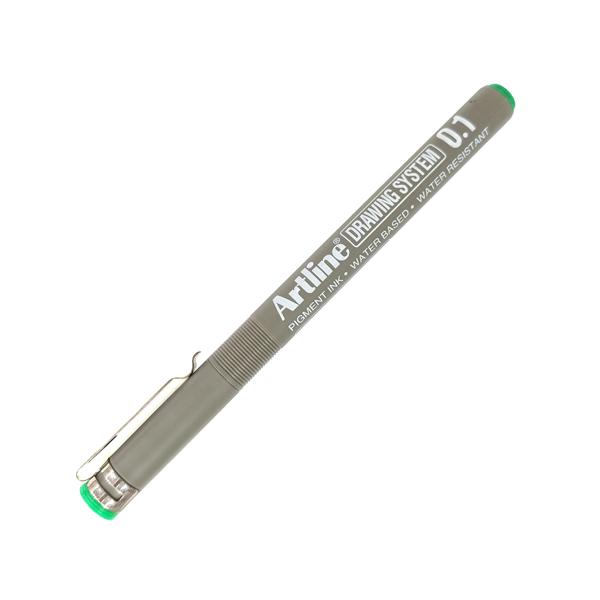 Bút Vẽ Kỹ Thuật 0.1 mm - Artline EK-231-GR - Màu Xanh Lá