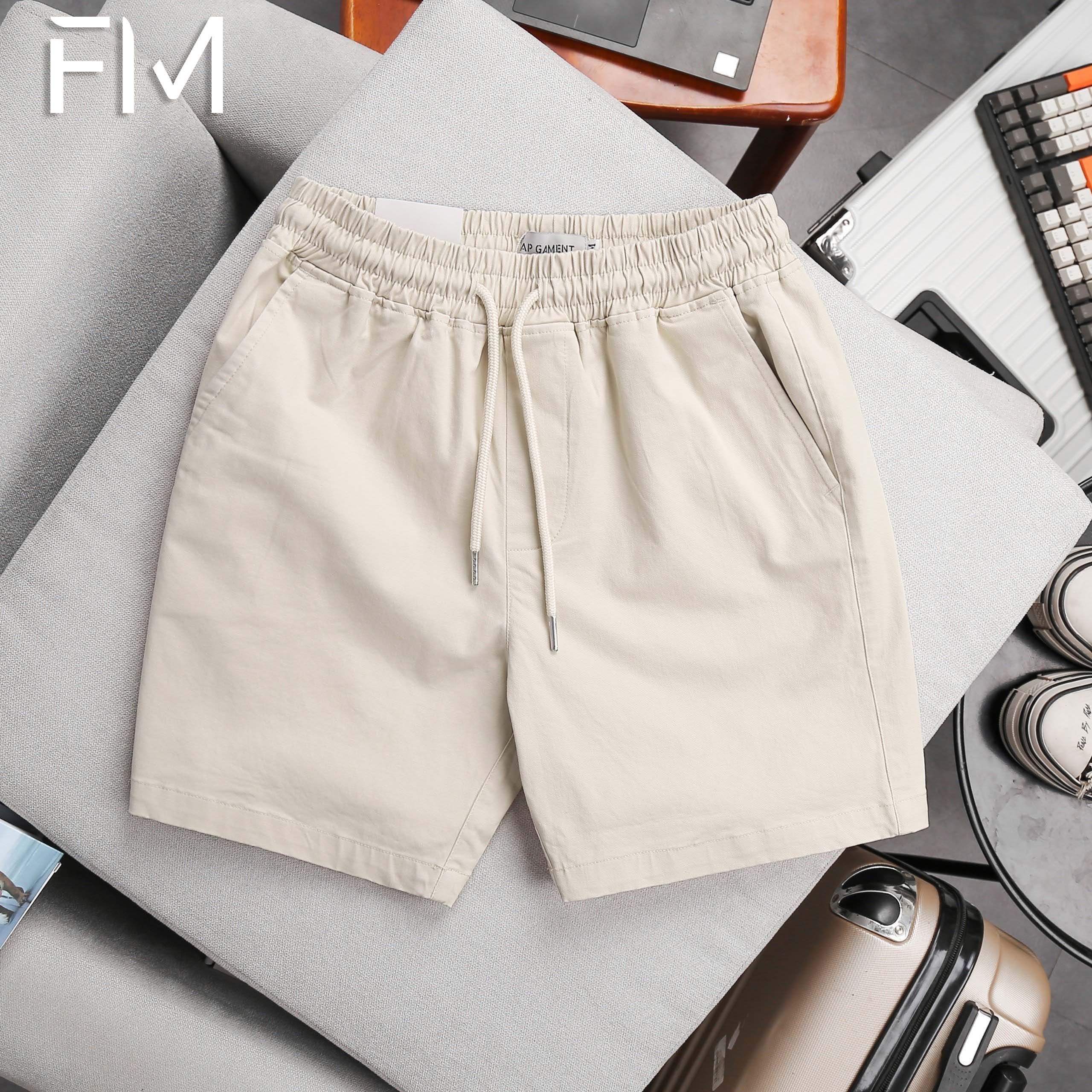 Quần short kaki nam lưng thun, chất kaki cao cấp mềm mịn, có size 95KG - FORMEN SHOP - FMPS227