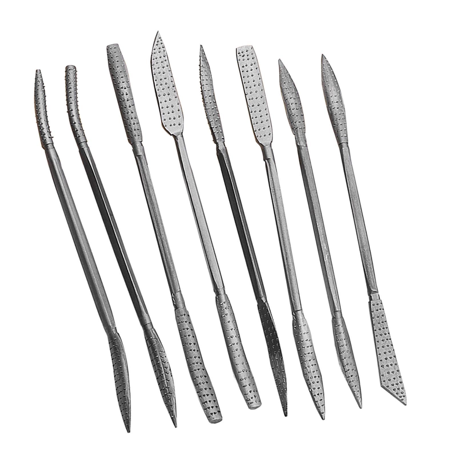 Wood Rasp File Set Riffler files Burrs for Engraving Carving Woodworking