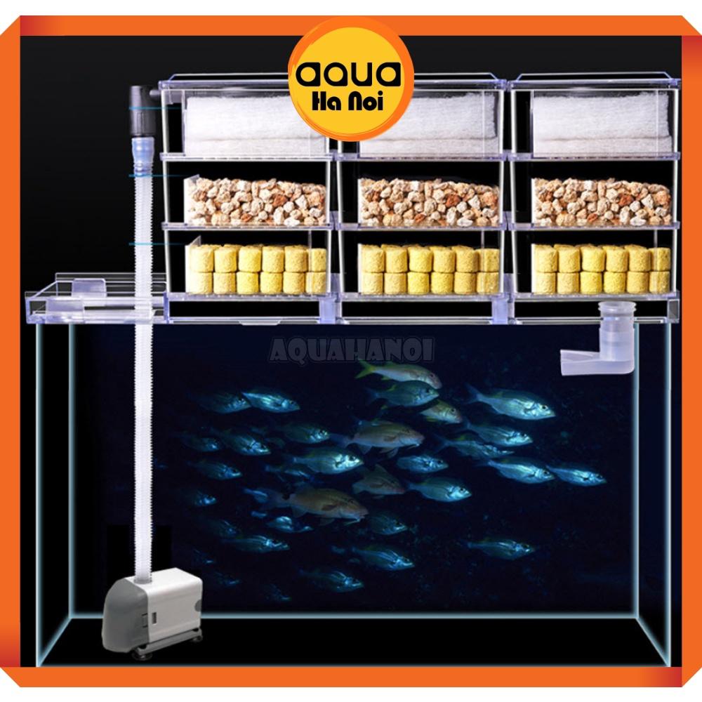 Bộ lọc dàn mưa mica 3 tầng các kích cỡ 30/45/60/90cm - dễ dàng tháo lắp vệ sinh