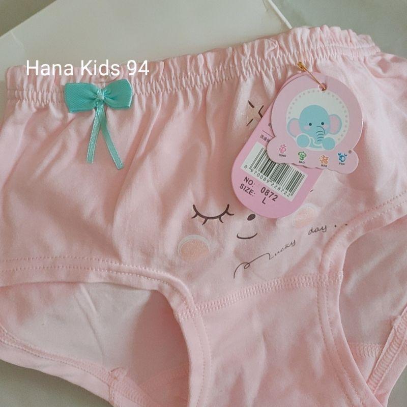 Quần lót tam giác bé gái cotton cao cấp mềm mại thoáng khí - Quần chíp trẻ em bảo vệ vùng kín size 8 - 30 kg