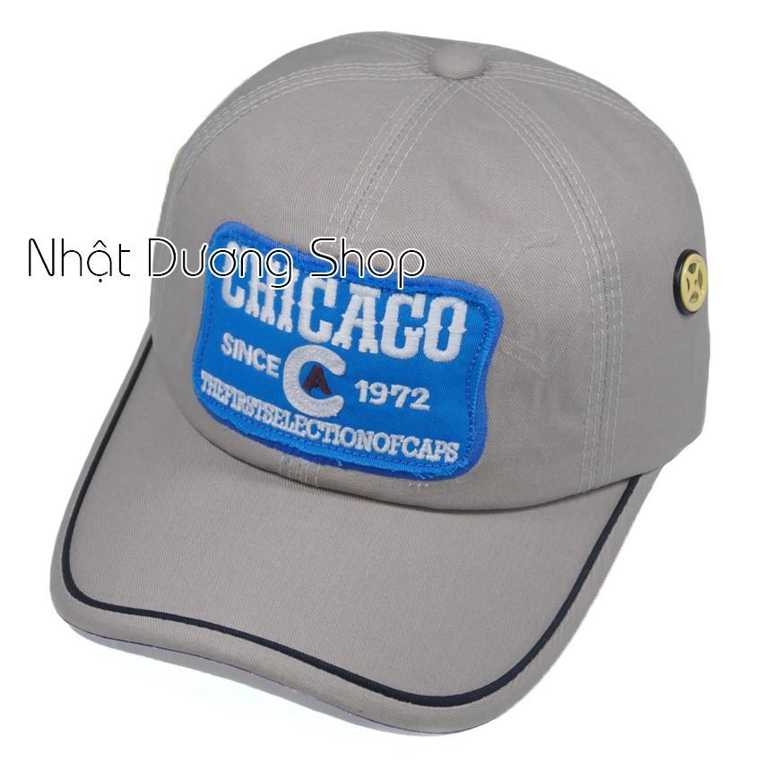 Nón kết Chicago sò to - Chất liệu Kaki cao cấp oát mềm, tạo cảm giác thoải mái khi đội và tự tin khi khoe cá tính