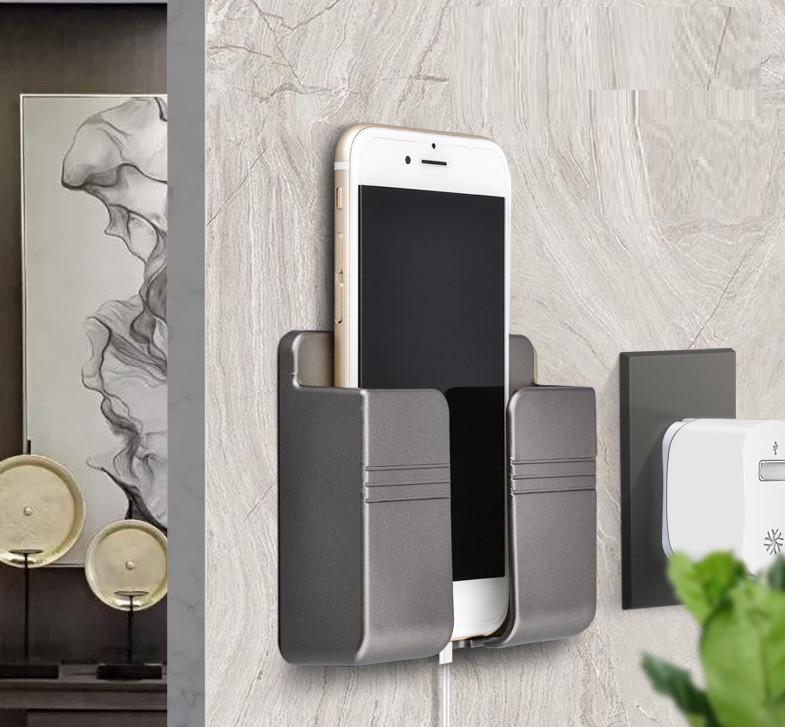 Giá Đỡ Dán Tường Treo Remote Máy Lạnh Đa Năng, Kệ Treo Sạc Điện Thoại, Đầu Dây Điện Tiện Lợi Giúp Không Gian Gọn Gàng - Hàng Chất Lượng