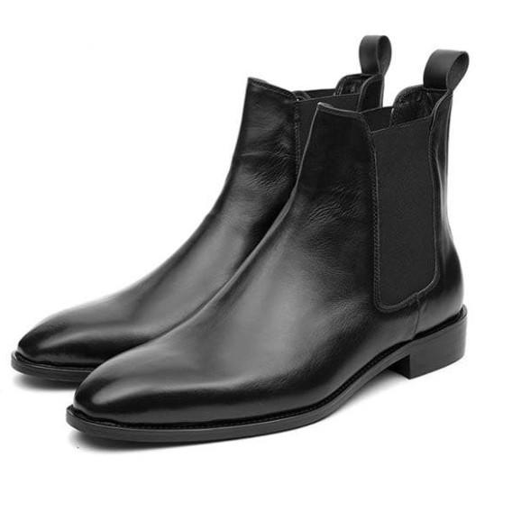 Giày Bốt Nam, Chelsea Boots da bò, Đế Kếp