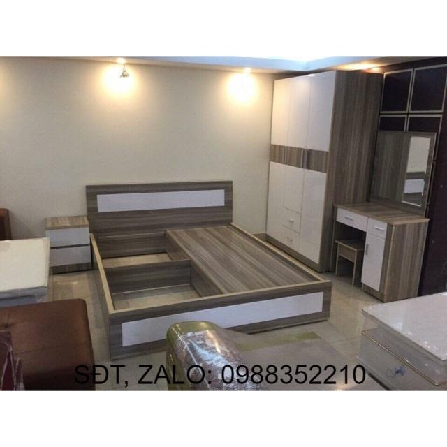 Giường tủ bàn trang điểm táp đầu giường