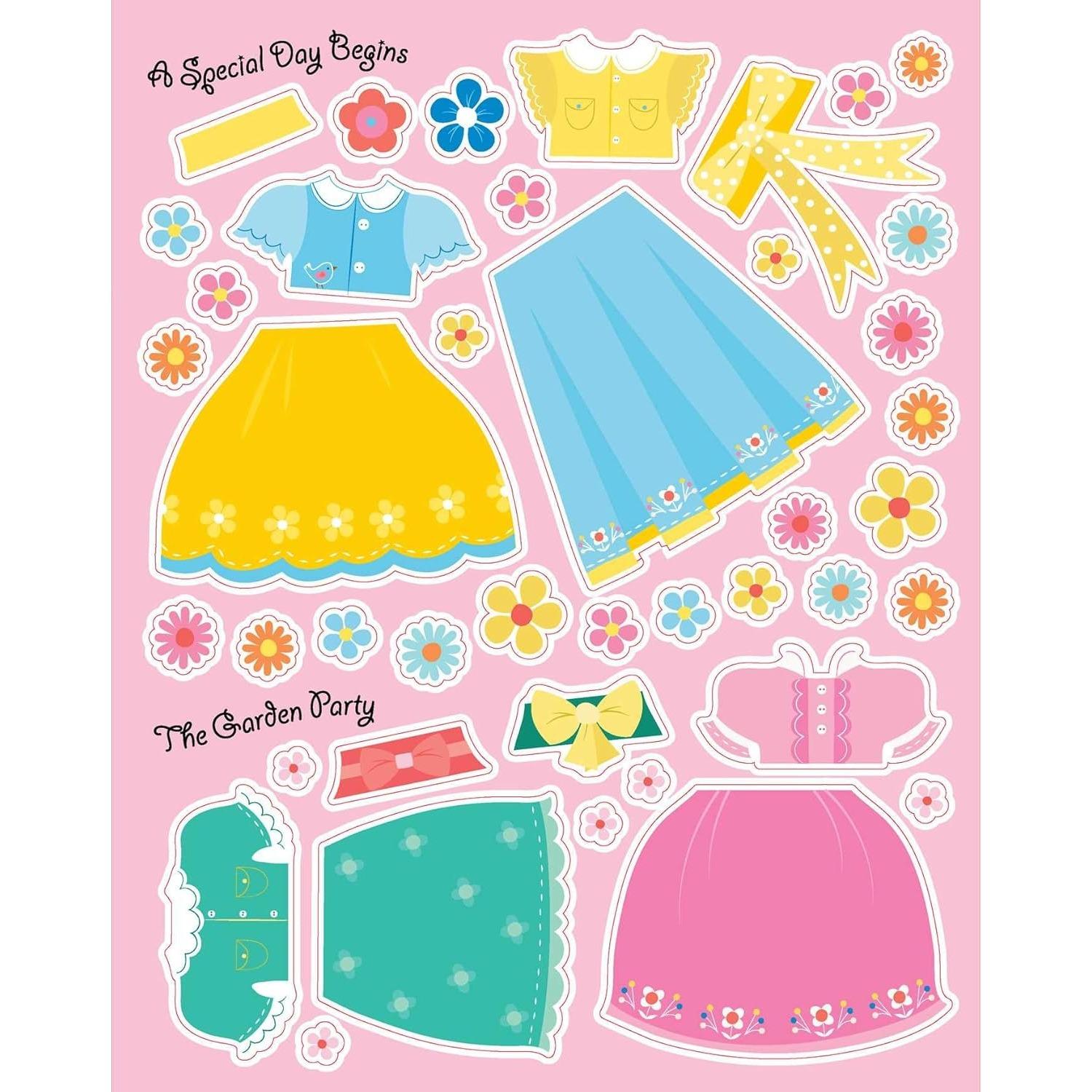Sách Sticker Dress-Up Book - Princesses