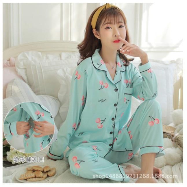 Bộ đồ pijama bầu và sau sinh cho con bú