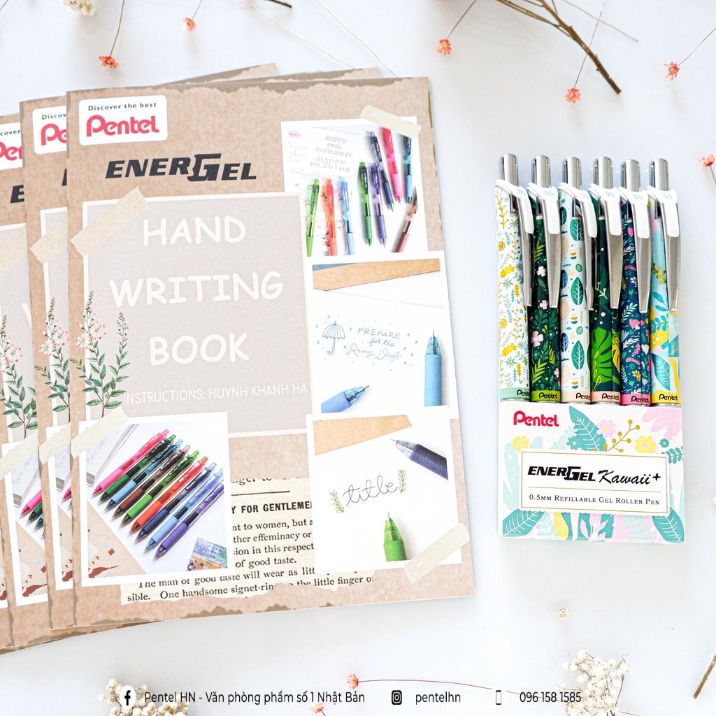 Sổ Luyên Chữ Đẹp Pentel Energel Hand Writing Book