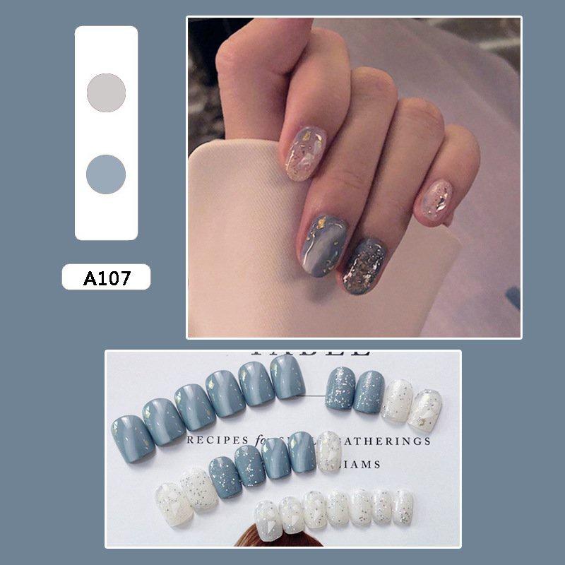 Bộ 24 móng tay giả kèm keo mẫu KM nail đẹp