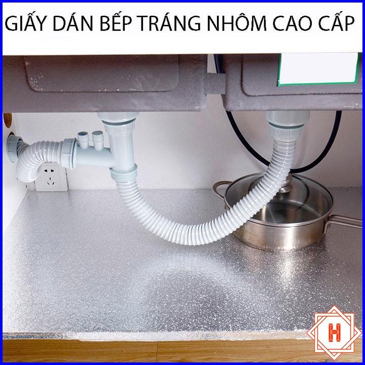 Giấy Dán Bếp Chịu Nhiệt Tốt Tráng Nhôm Cao Cấp